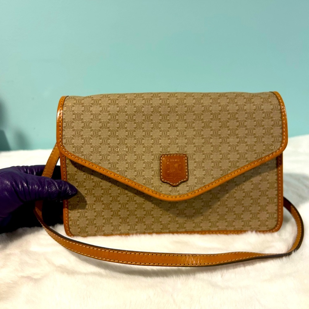 Celine Crossbody Bag with Leather Trim. Great conditon! - Picture 1 of 14
